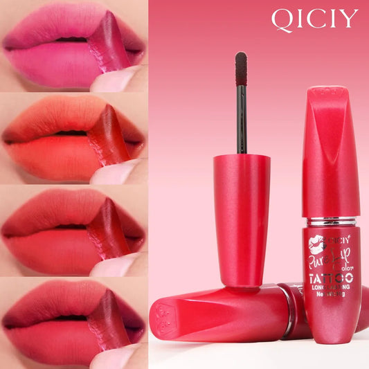 Tear off lip gloss, waterproof and sweat resistant, long-lasting moisturizing, vibrant colors, creating a bright makeup look