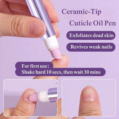 Novalyne 3-in-1 Cuticle Oil Pen Cuticle Pusher©