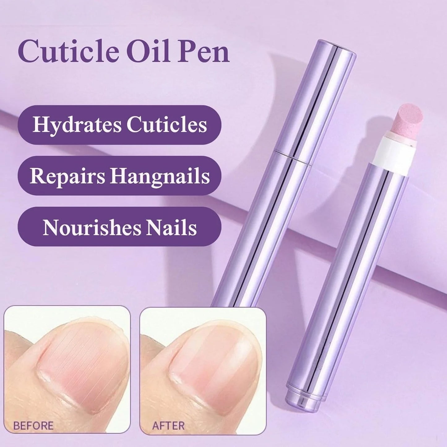 Novalyne 3-in-1 Cuticle Oil Pen Cuticle Pusher©