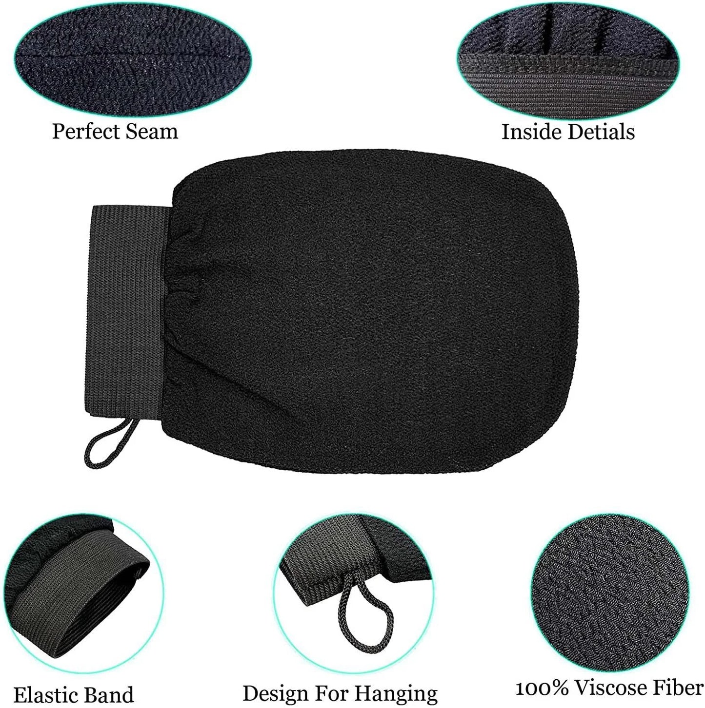 Novalyne Exfoliating Glove for Body & Face©